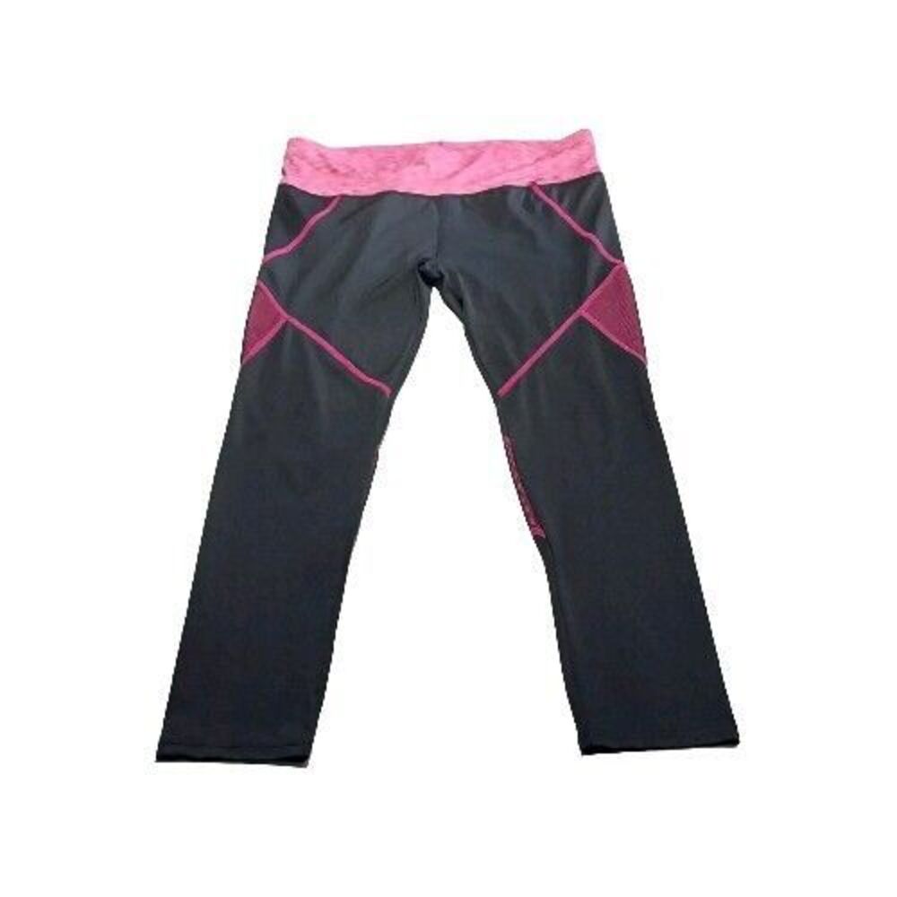 Starting Point Womens XL Tights Activewear Pink Black Workout Yoga Mom Comfy GUC